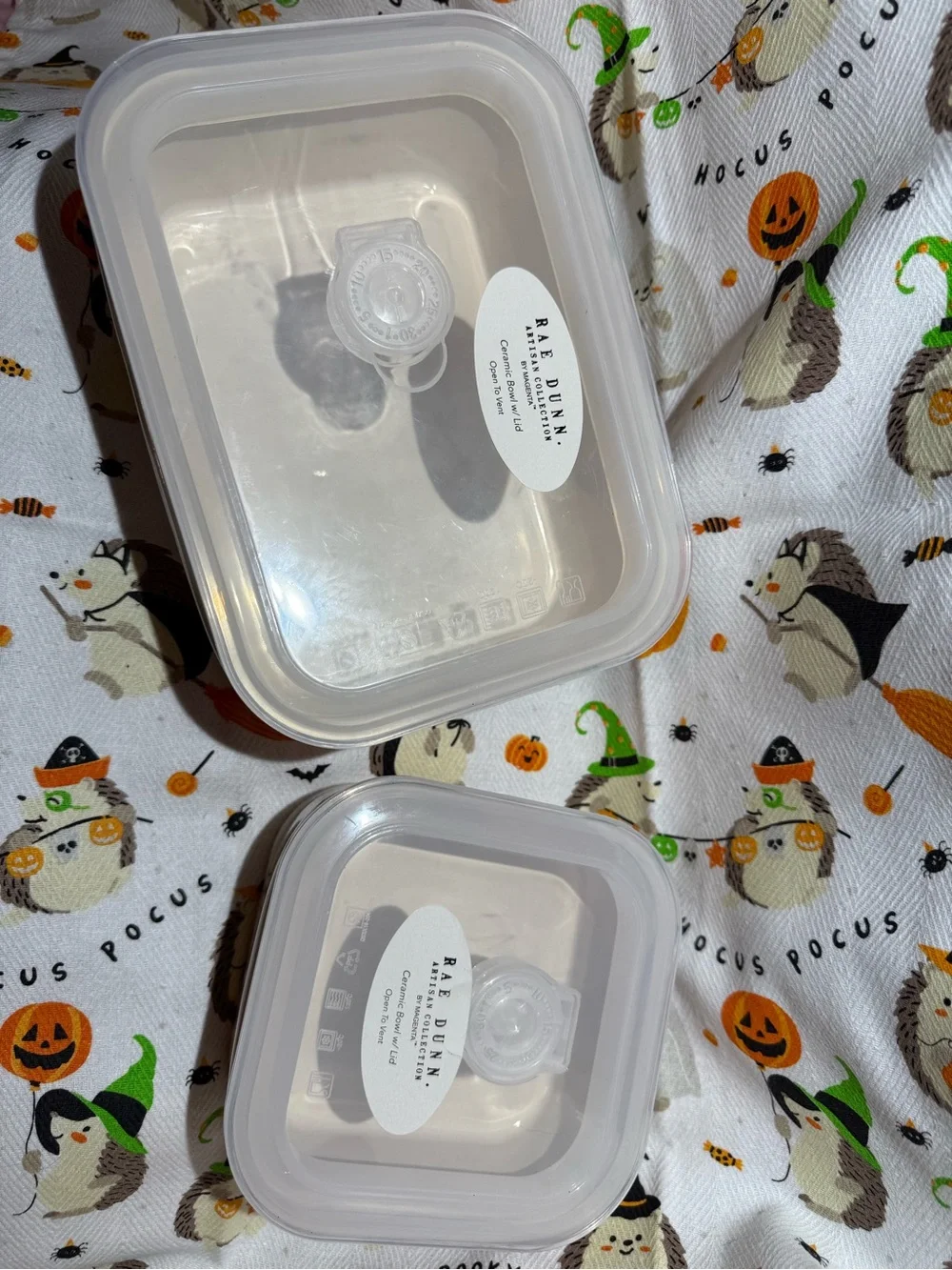 Rae Dunn TREATS & SPOOKY halloween food storage